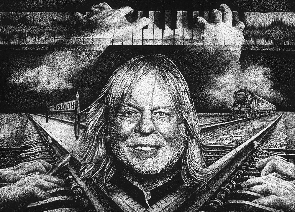 Playing On The Tracks Portrait