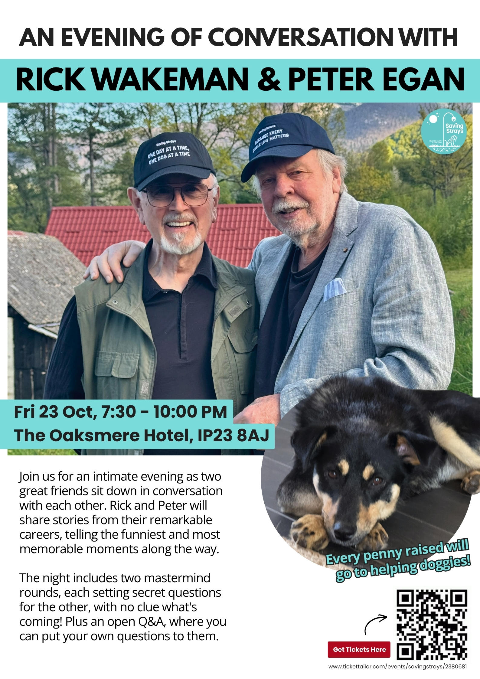 An Evening of Conversation with Rick Wakeman and Peter Egan Event
