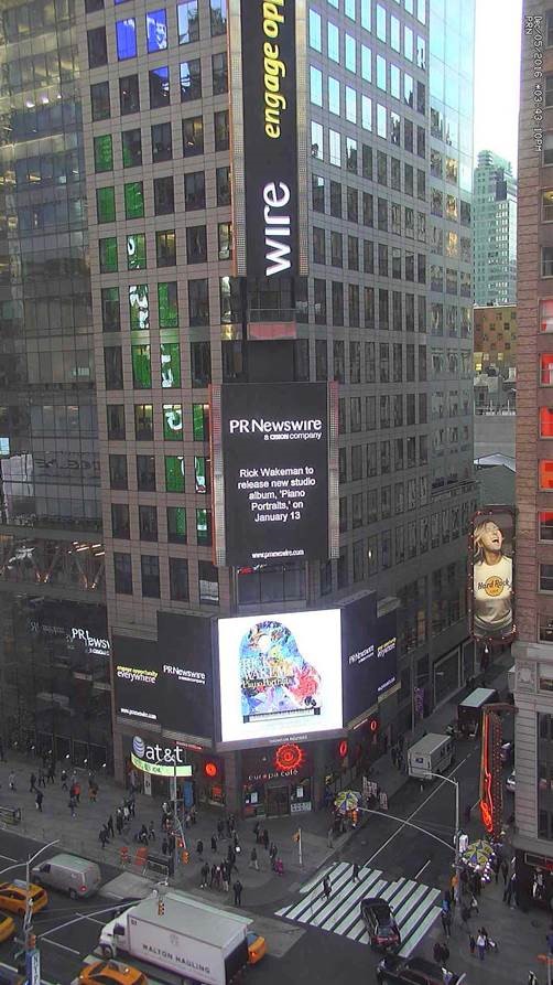 Piano Portraits in Times Square