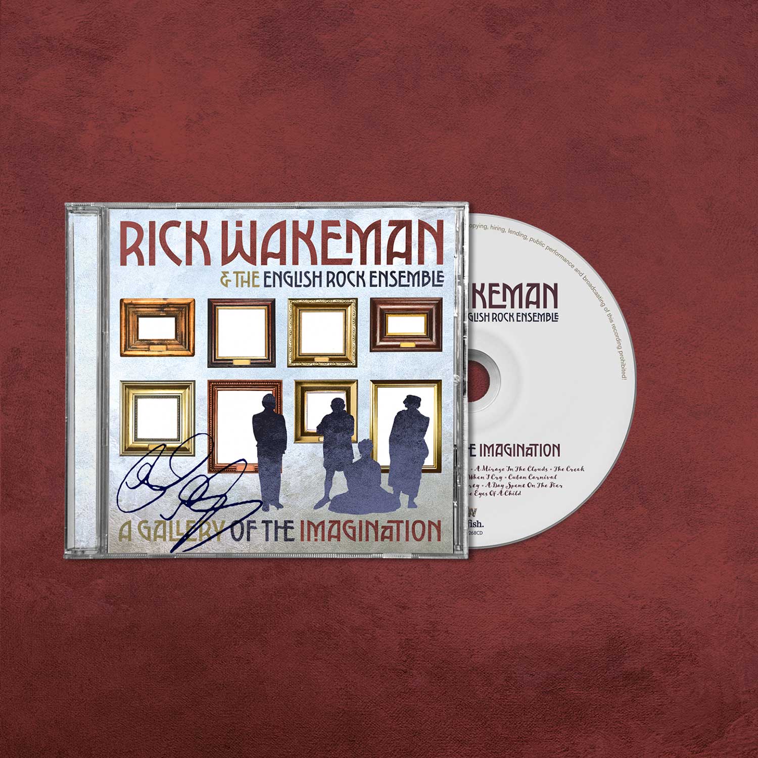 A Gallery Of The Imagination Jewel Case CD Signed