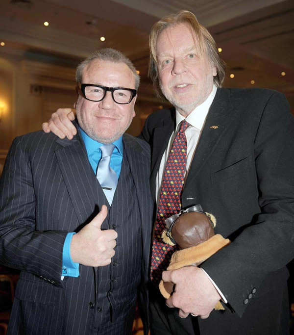 Rick with Ray Winstone