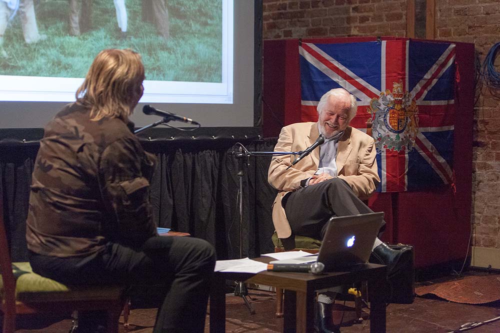 Rick with Ian Lavender