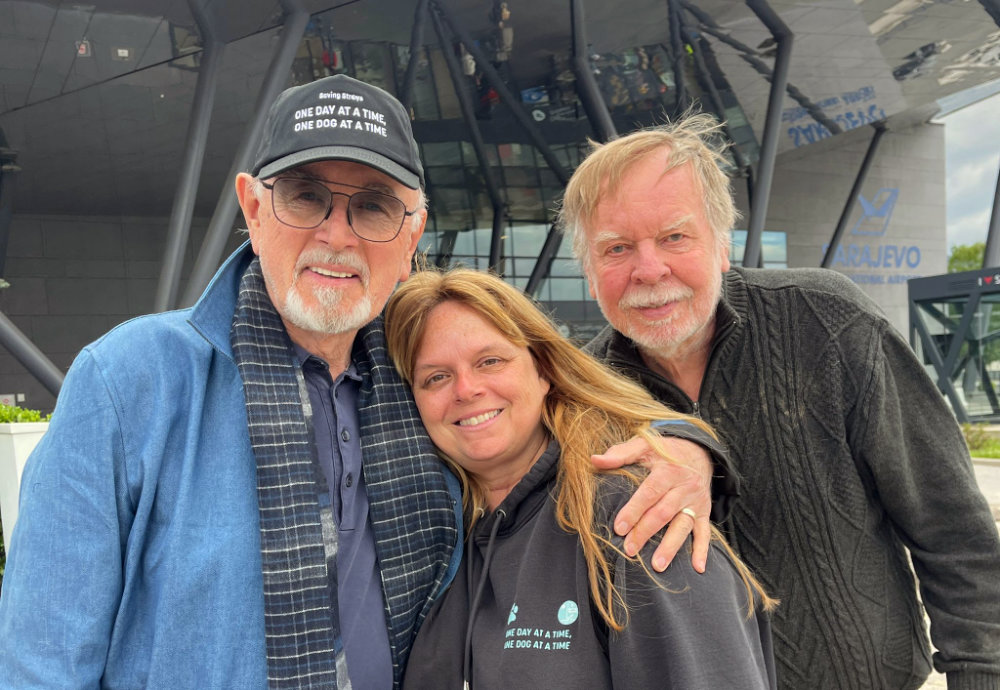 Rick with Peter Egan and Maria Slough